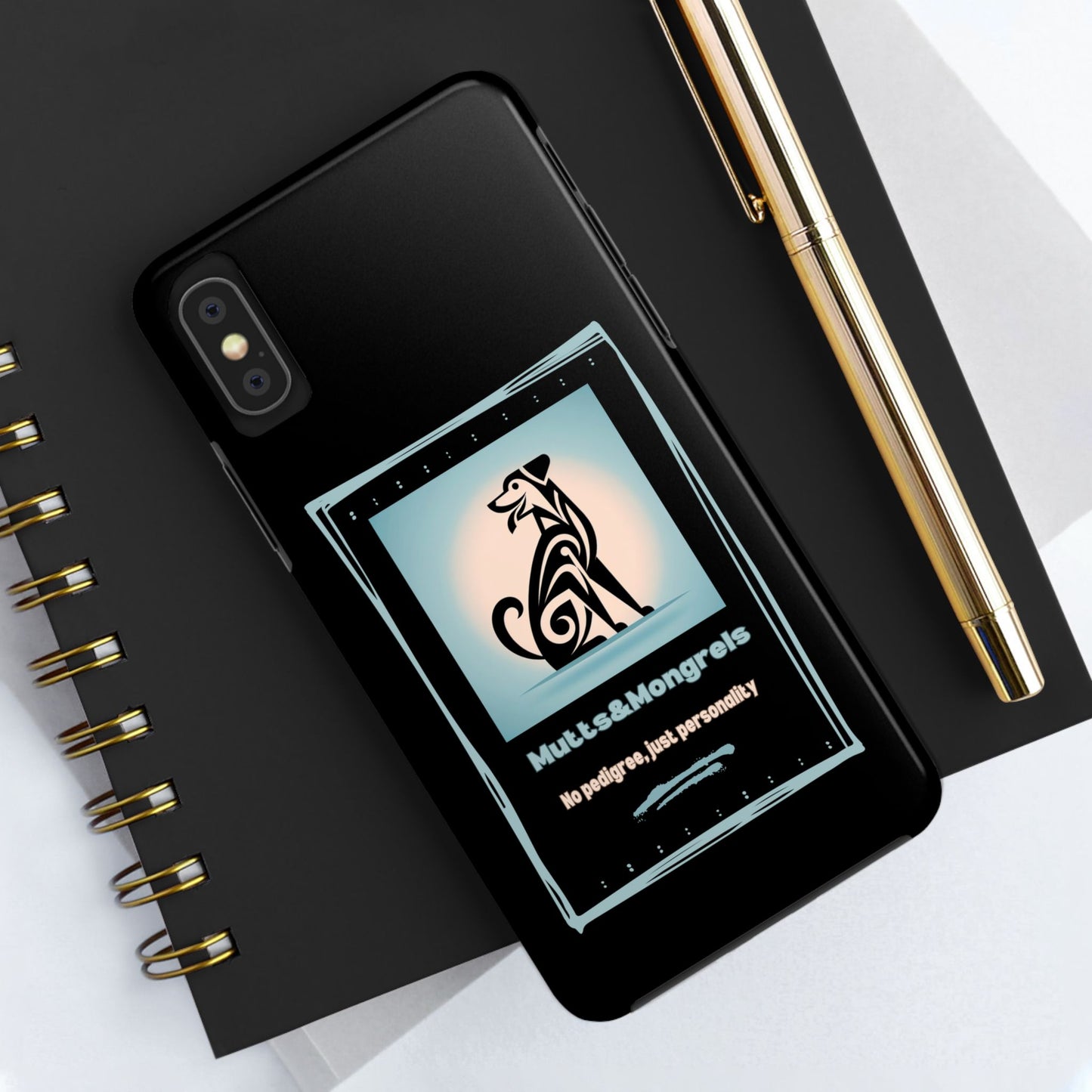 No Pedigree, Just Personality Phone Case – Protect Your Phone with Pup Pride
