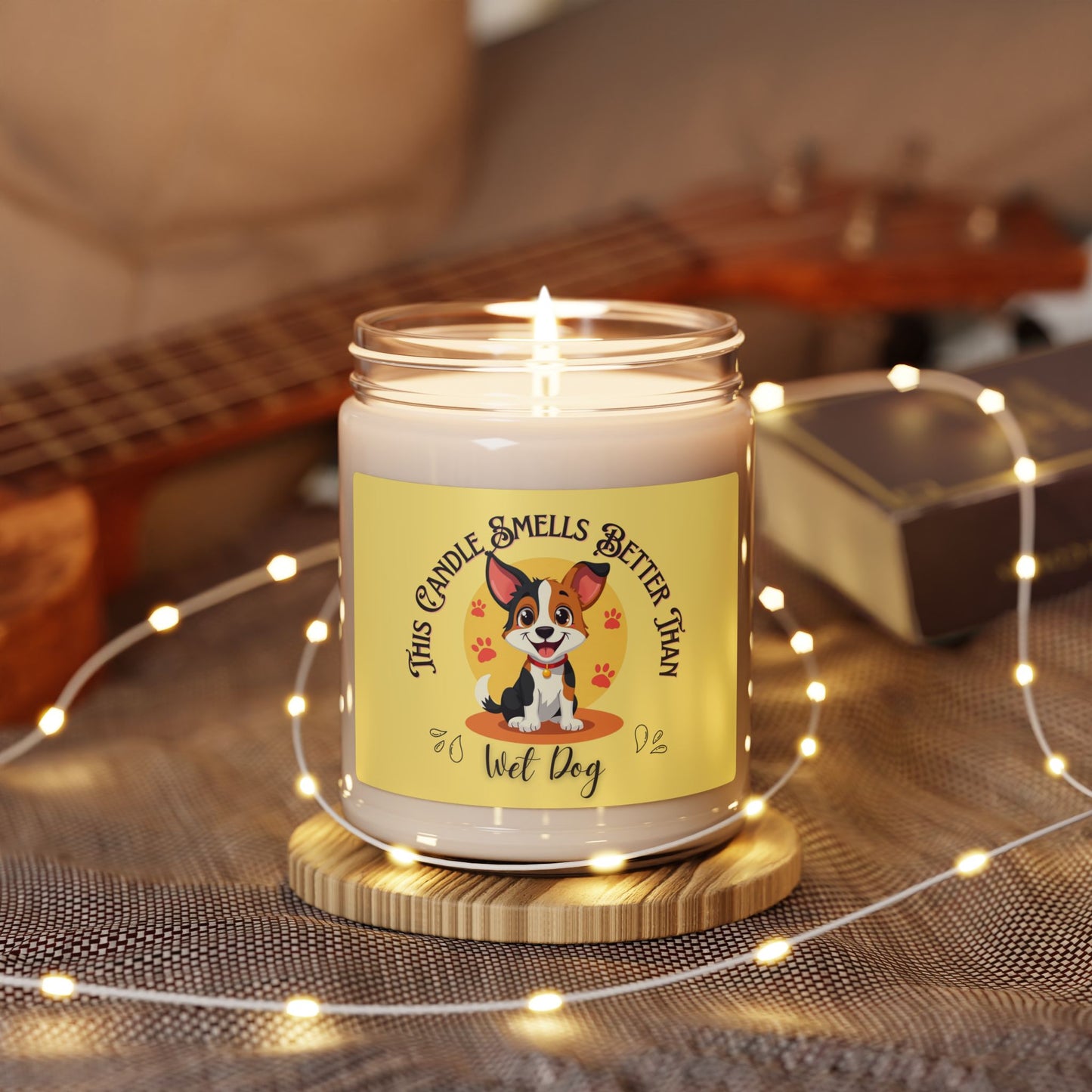 Candle Scented Soy Candle Mixed Breed Dog Funny Mutt Gift Rescue Dog Decor Adoption Gift Unique Present for Pet Lovers and Dog Parents