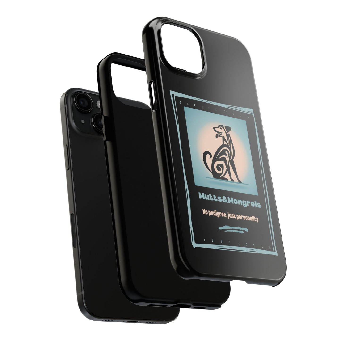 No Pedigree, Just Personality Phone Case – Protect Your Phone with Pup Pride