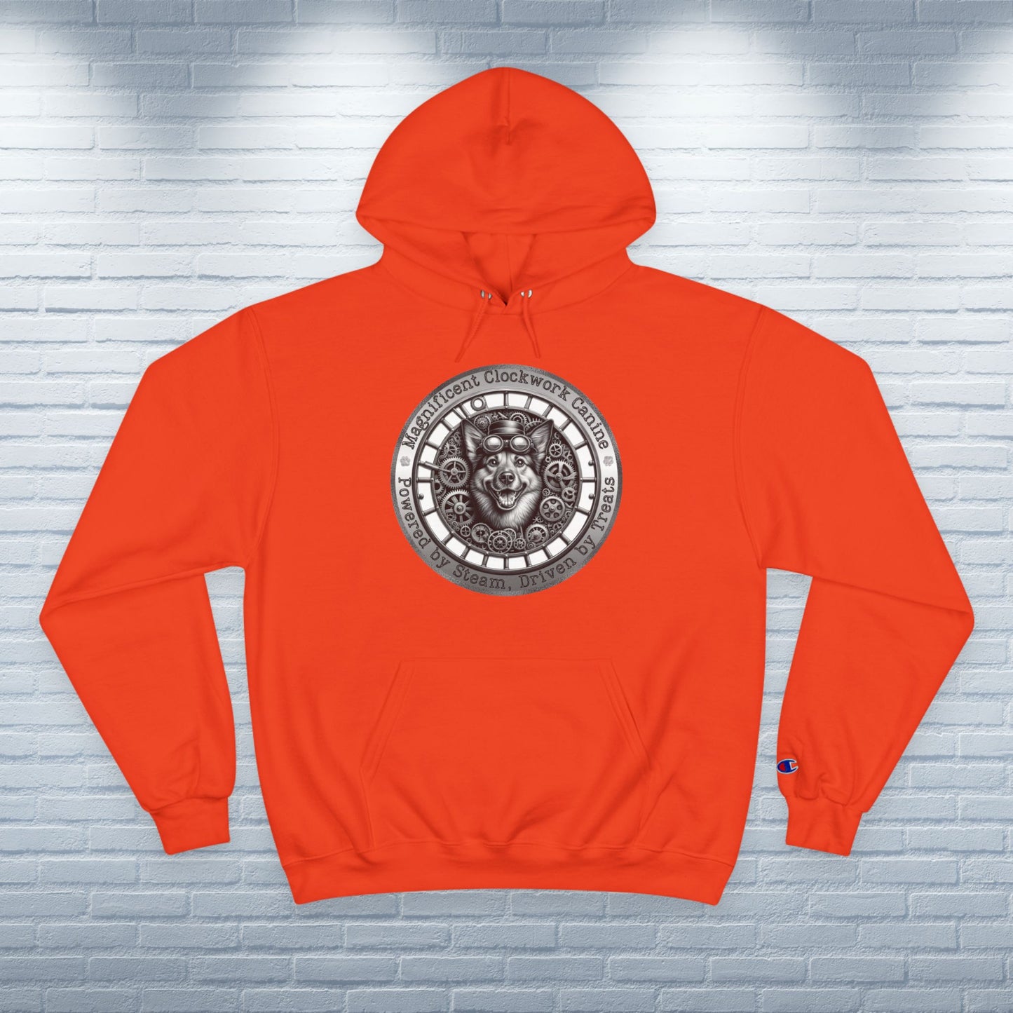 Champion Hoodie Mixed Breed Rescue Dog Mongrel Dogful Steampunk Victorian Canine Gift Quirky Pet Apparel Unique Mutt Lover Cat Mom Dad