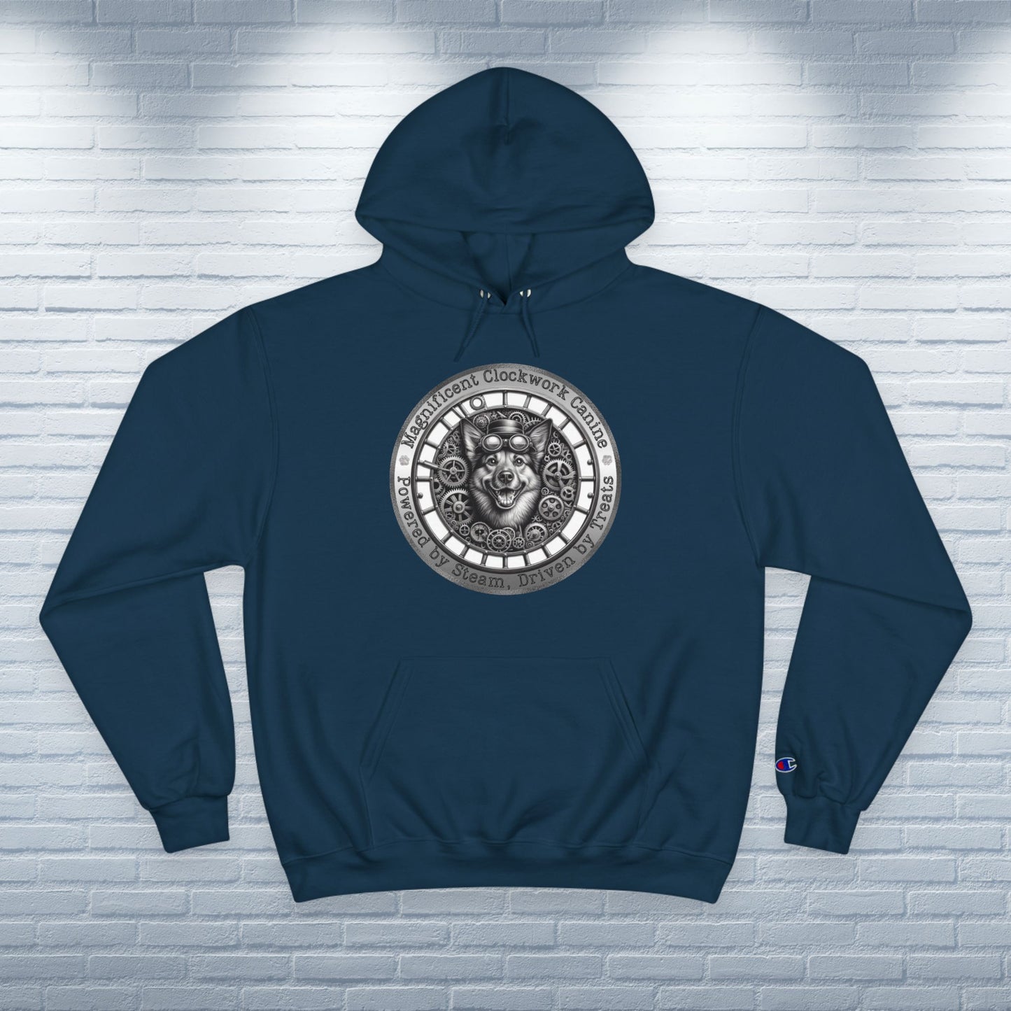 Champion Hoodie Mixed Breed Rescue Dog Mongrel Dogful Steampunk Victorian Canine Gift Quirky Pet Apparel Unique Mutt Lover Cat Mom Dad