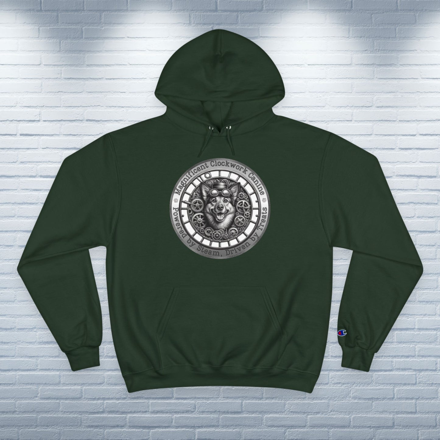 Champion Hoodie Mixed Breed Rescue Dog Mongrel Dogful Steampunk Victorian Canine Gift Quirky Pet Apparel Unique Mutt Lover Cat Mom Dad