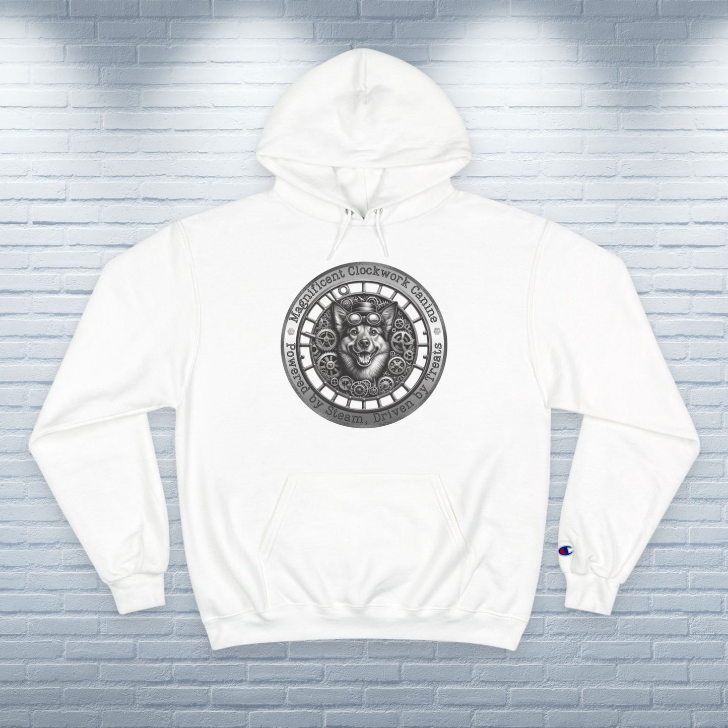 Champion Hoodie Mixed Breed Rescue Dog Mongrel Dogful Steampunk Victorian Canine Gift Quirky Pet Apparel Unique Mutt Lover Cat Mom Dad