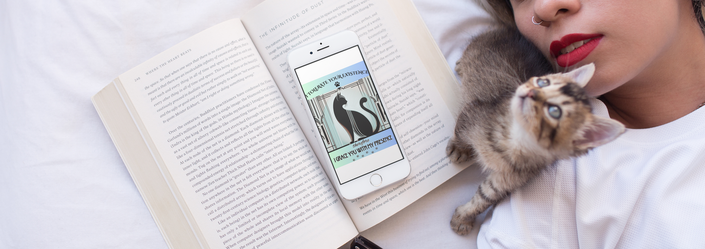 I Tolerate Your Existence Therefore I Grace You With My Presence – Cat Phone Case
