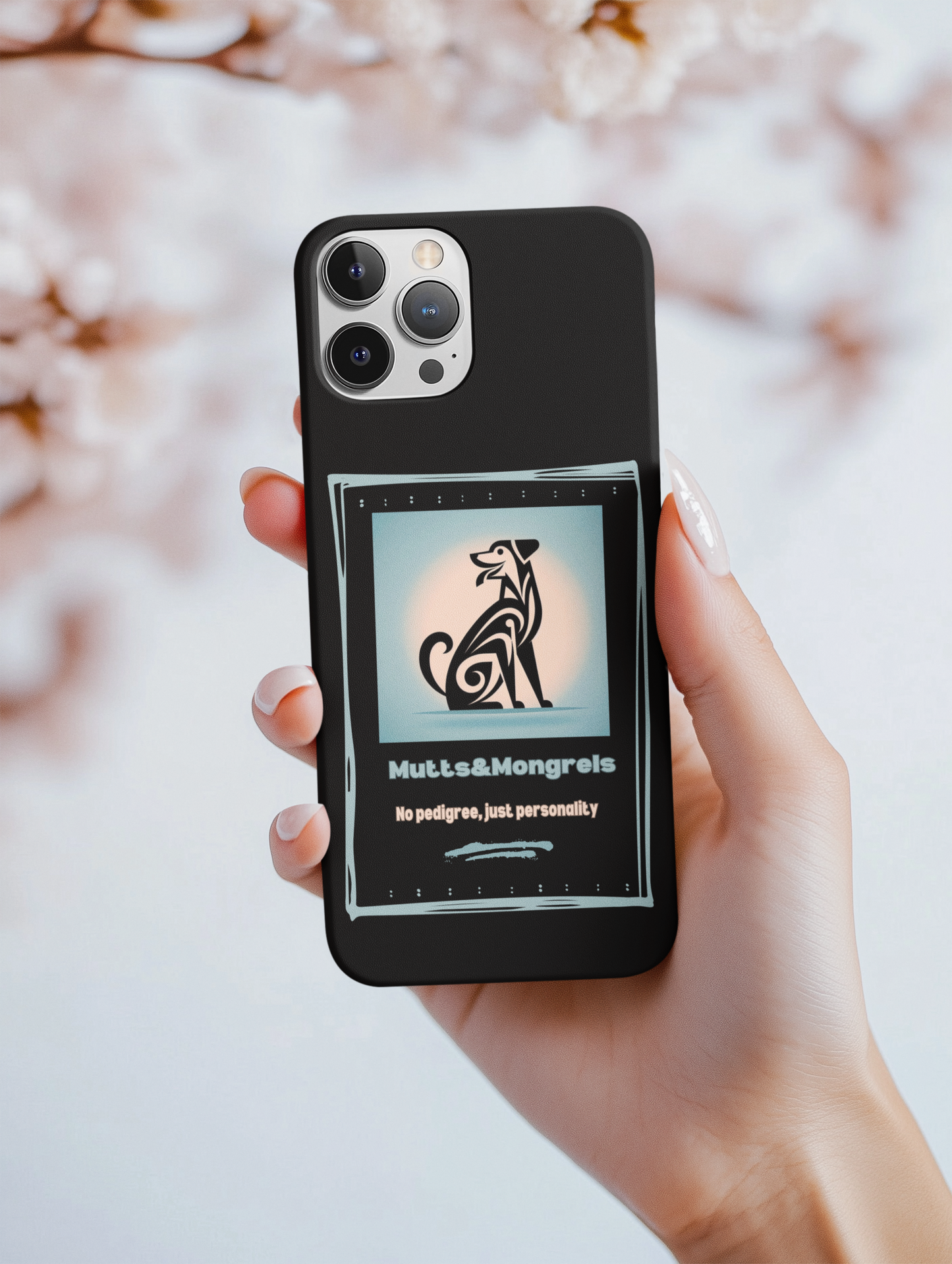 No Pedigree, Just Personality Phone Case – Protect Your Phone with Pup Pride