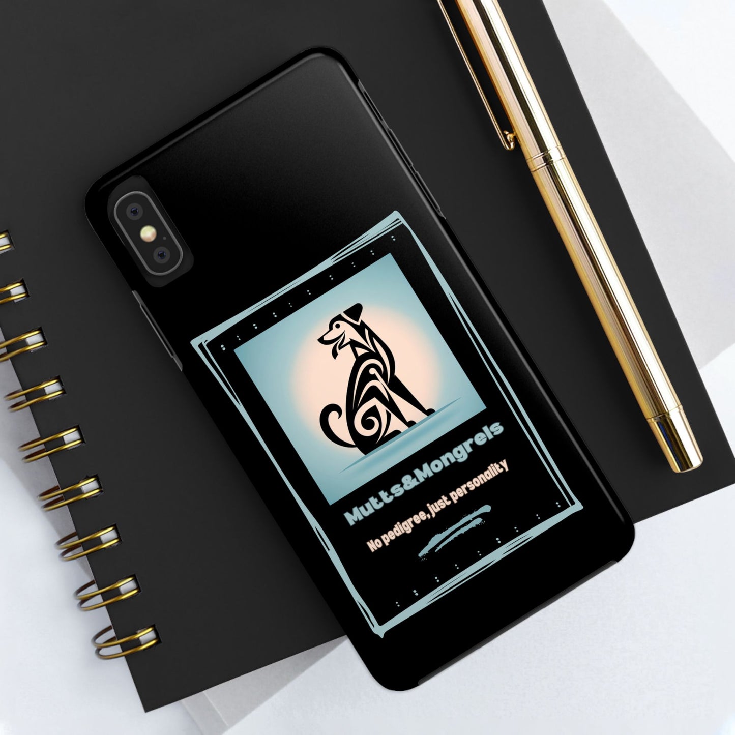 No Pedigree, Just Personality Phone Case – Protect Your Phone with Pup Pride