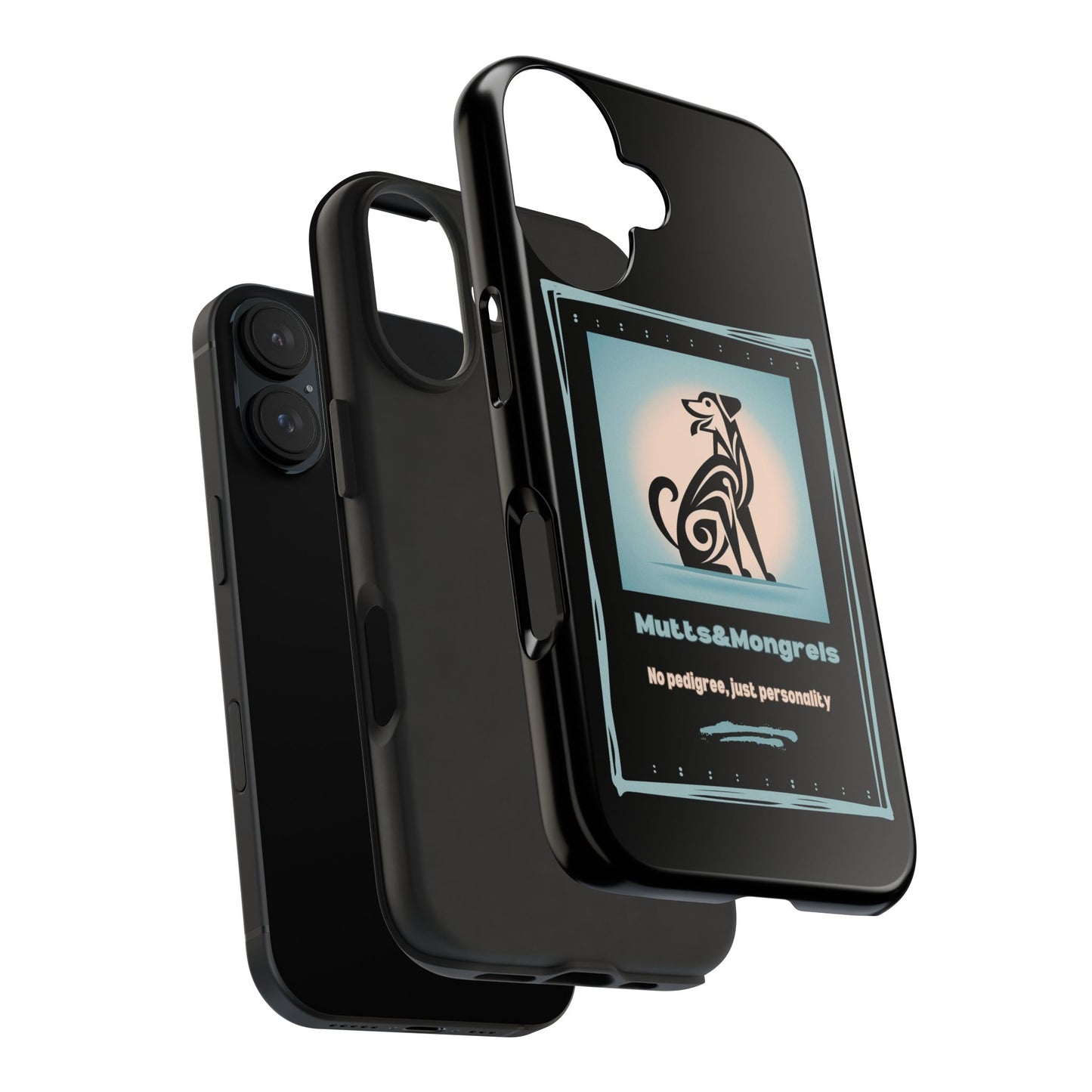 No Pedigree, Just Personality Phone Case – Protect Your Phone with Pup Pride