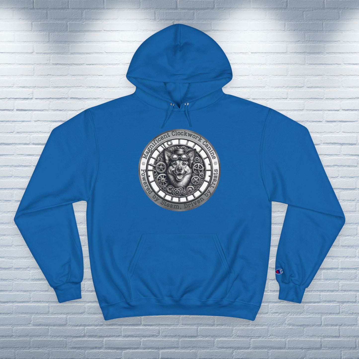 Champion Hoodie Mixed Breed Rescue Dog Mongrel Dogful Steampunk Victorian Canine Gift Quirky Pet Apparel Unique Mutt Lover Cat Mom Dad