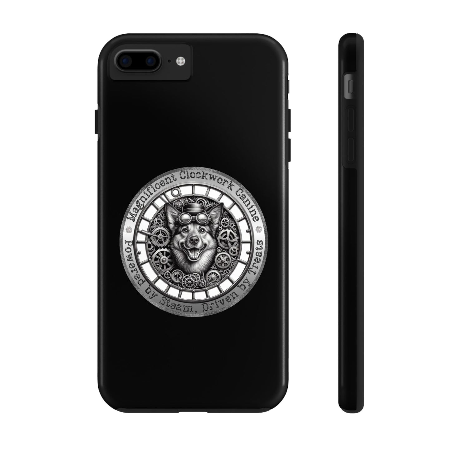Clockwork Canine – Steampunk Dog Phone Case