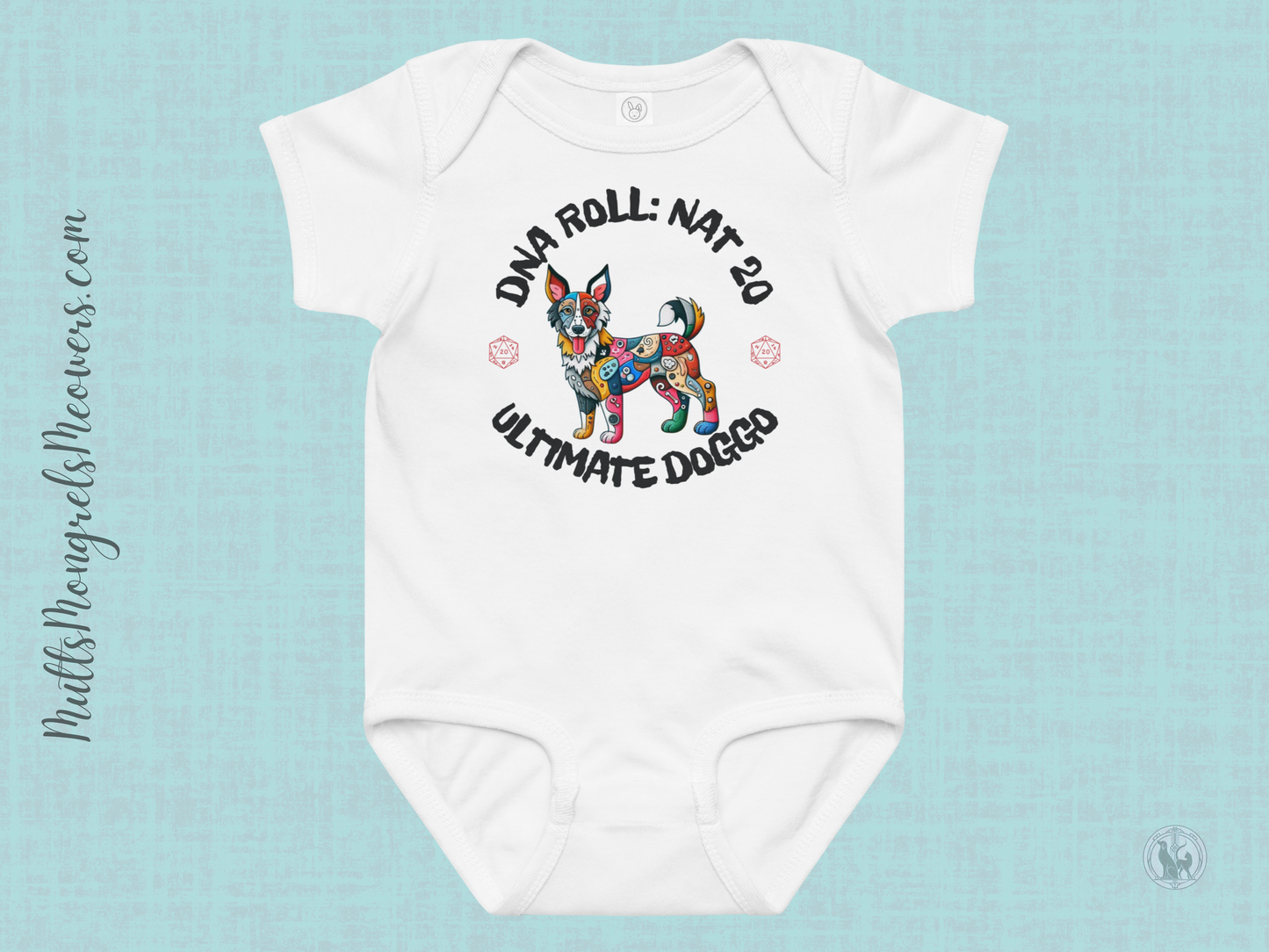 Baby Jersey Gift for Dog Lovers Funny Dogful Mutt Gamer Bodysuit Retroeful Baby Shower Gift Vibeful Geeky Rescue Dog Parents Babies Gifted