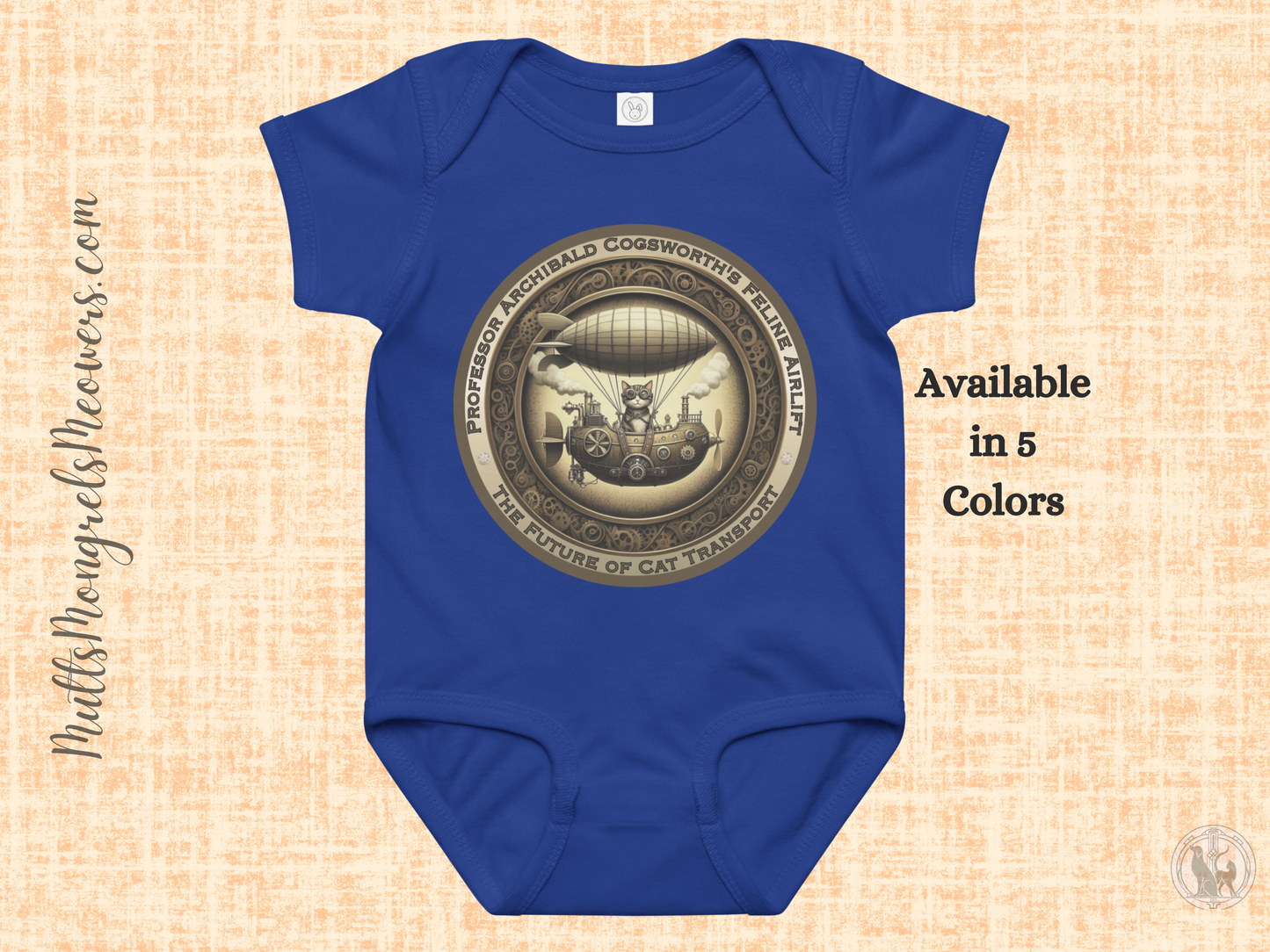Baby Bodysuit Steampunk Cat Victorian Style Baby Shower Gift Unique Feline Infant Outfit Quirky Pet Lover Babywear Rescue Cat Unique Baby