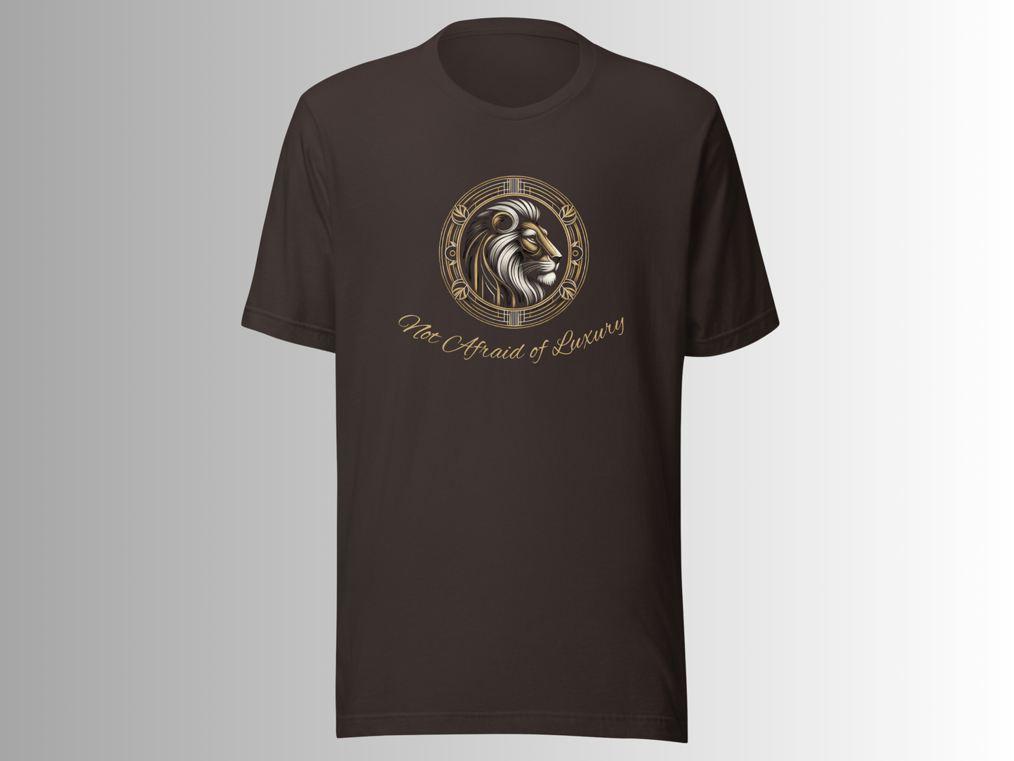 Unisex T-shirt Funny Sarcastic Lion Shirt Astrology Apparel Leo Gift Bold Horoscope Tee Luxury Star Sign Top for Animal Lovers Unique Zodiac