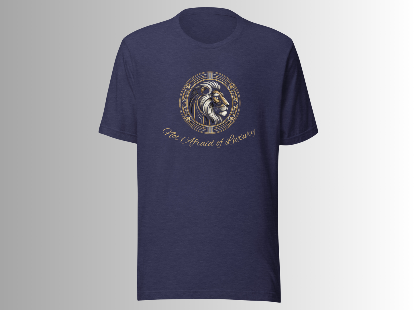 Unisex T-shirt Funny Sarcastic Lion Shirt Astrology Apparel Leo Gift Bold Horoscope Tee Luxury Star Sign Top for Animal Lovers Unique Zodiac