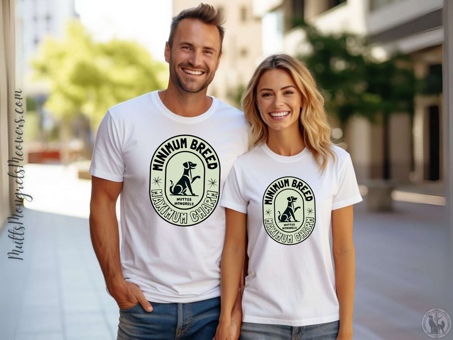 T-Shirt Mixed Breed Dog Humor Tee Rescue Dog Shirt Mutt Pride Apparel Art Deco Dogful Lover Gift Unique Dog Theme Unisex Dog Mom Dog Dad