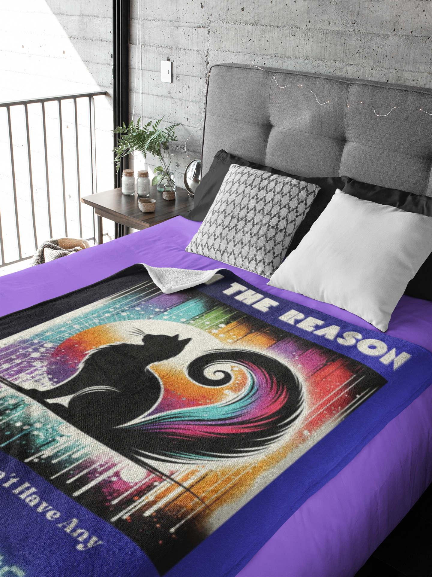 Throw Blanket Catful Proud Cat Mom Rescue Cat Cozy Blanket Sassy Art Deco Nice Things Gift for Cat Lover