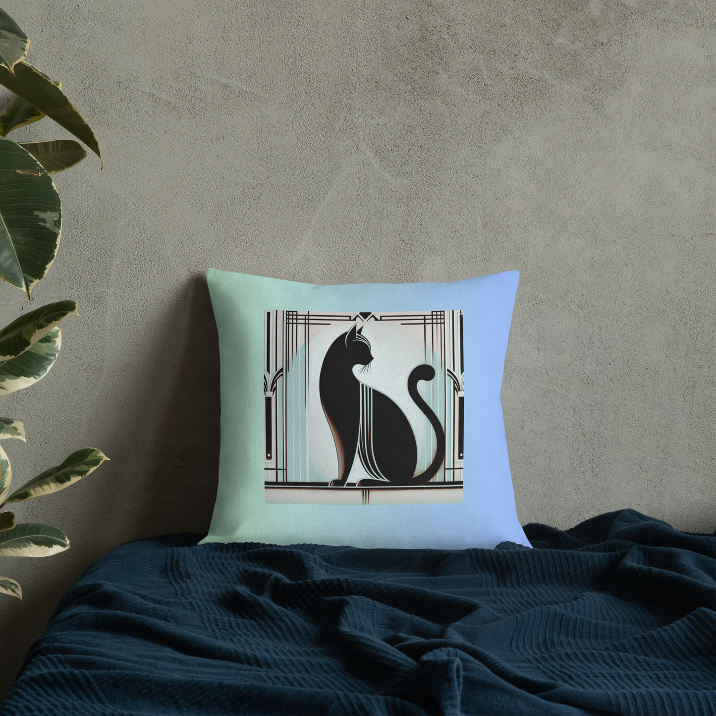 Pillow Art Deco Cat Gift Presence Design For Cat Lovers Rescue Cat Royal Cat Sarcastic Feline Gift Throw Cushion Diva Décor Cat Mom Cat Dad