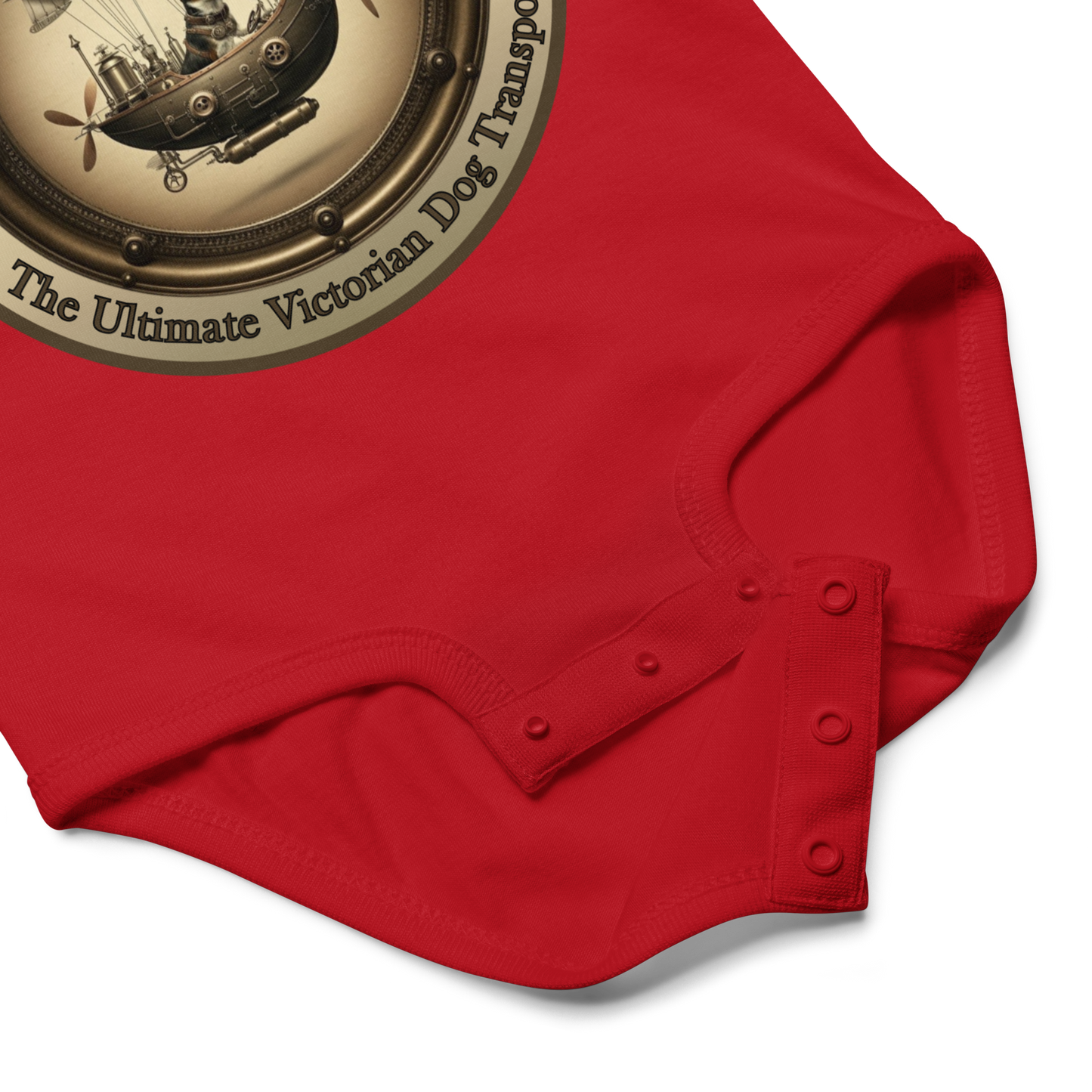 Baby Bodysuit Steampunk Dog Victorian Style Baby Shower Gift Unique Infant Outfit Quirky Pet Lover Babywear Dog Mom Dad Rescue Dog Mongrel