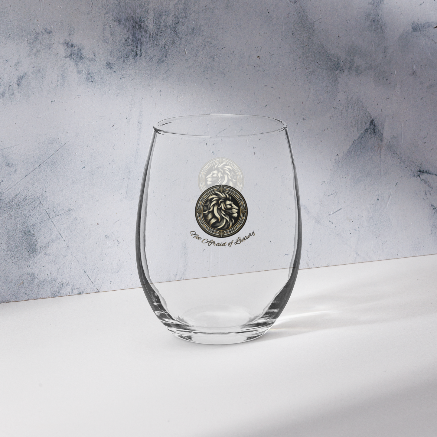 Stemless Wine Glass Funny Sarcastic Lion Cup Astrology Drinkware Leo Gift Bold Horoscope Glass Luxury Star Sign Animal Lovers Unique Zodiac