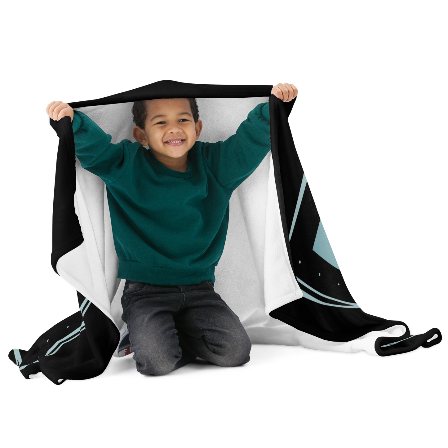 Throw Blanket Dogful Mixed Breed Dog Mom Bold Art Deco Rescue Dog Cozy Blanket Gift for Dog Lover