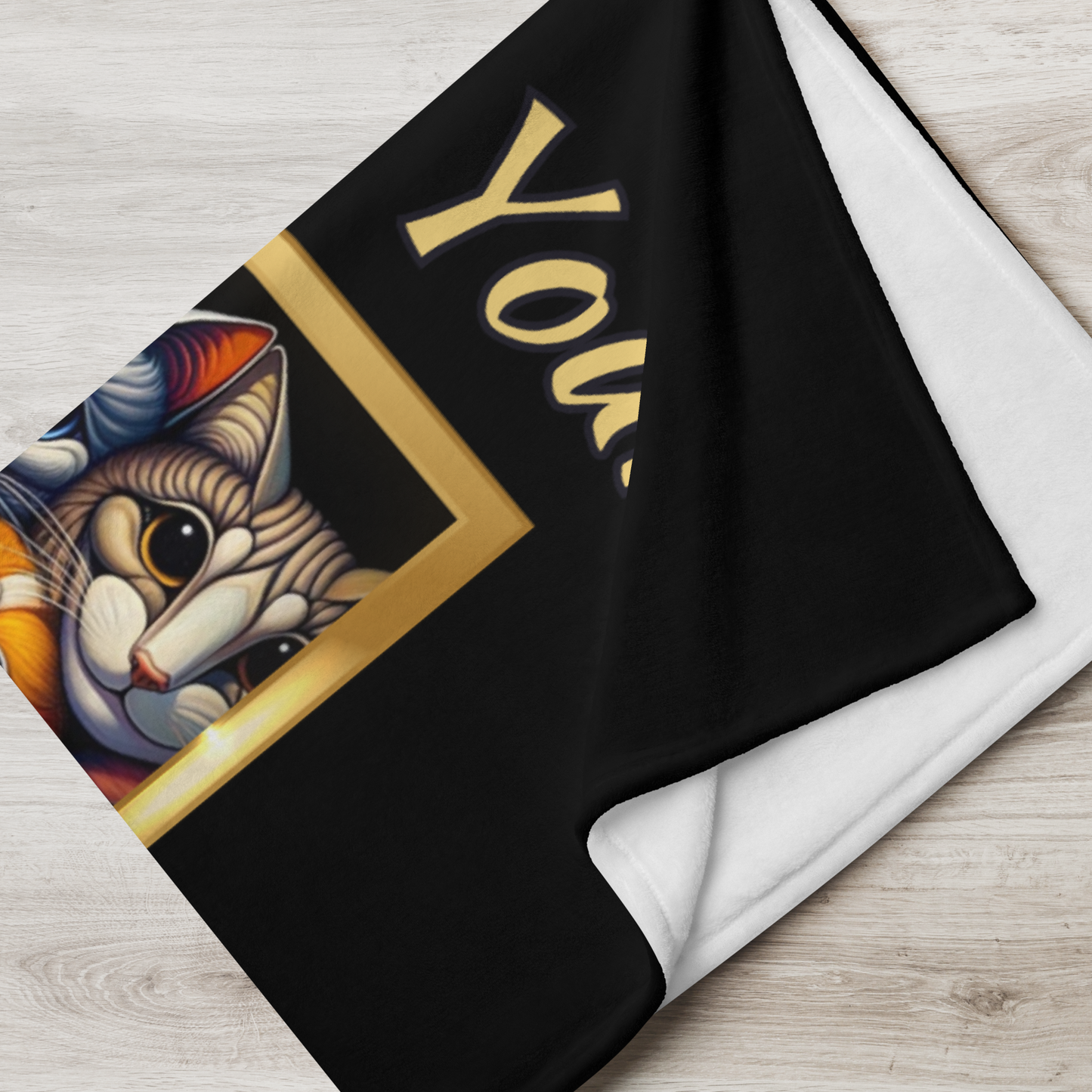 Throw Blanket Catful Proud Cat Mom Rescue Cat Cozy Blanket Sassy Feline Overlords Gift for Cat Lover