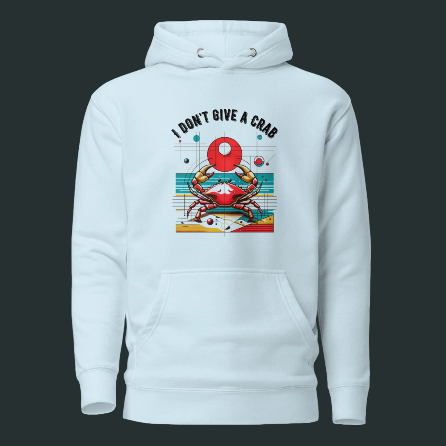 Hoodie Crabby Crab Sweatshirt Crustacean Retro Gift Unique Cosmic Unisex Pop Art Apparel Summer Astrology Cancer Star Sign Zodiac Lovers
