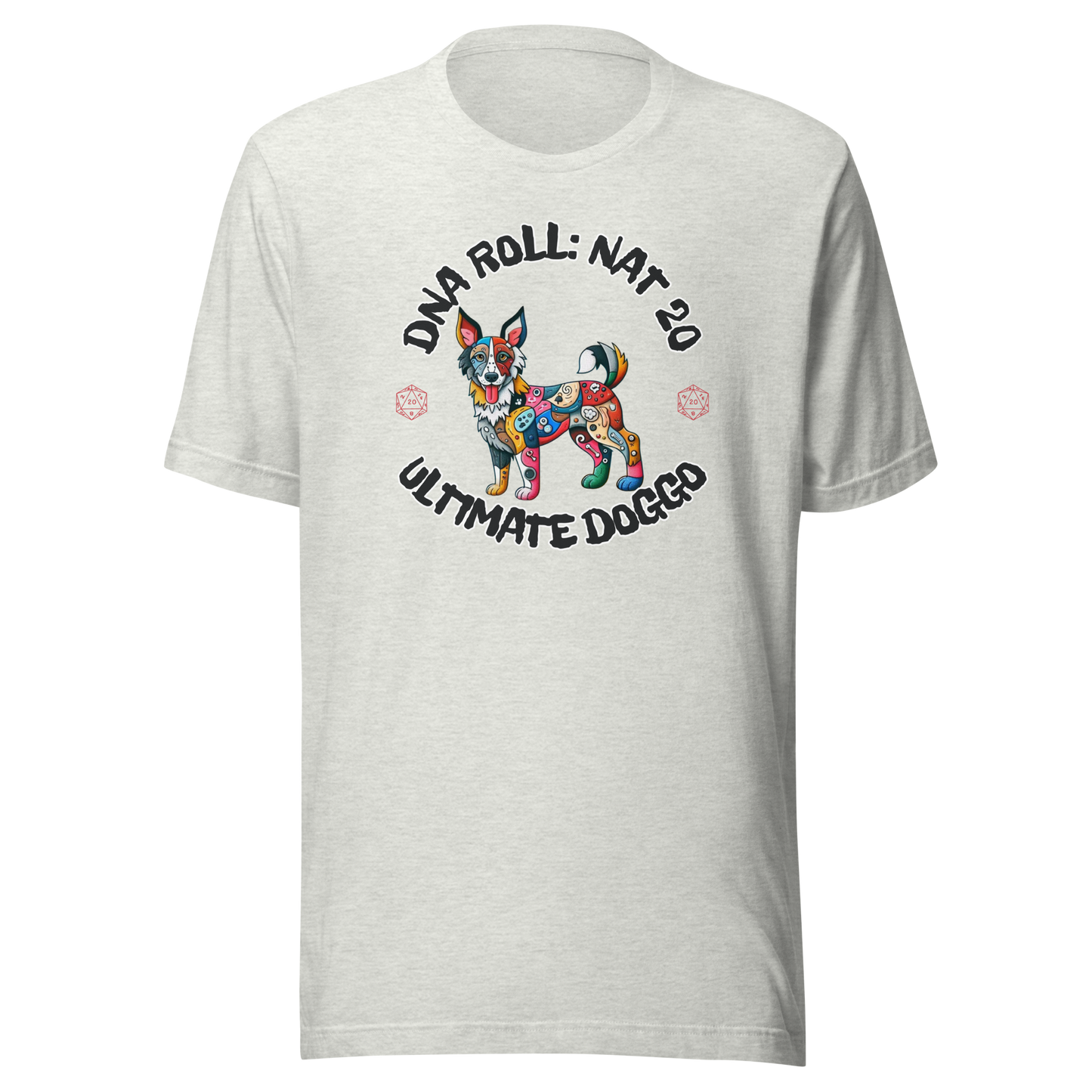 T-Shirt Mixed Breed Dog Lover Tee Rescue Dog Shirt Quirky Gamer Mutt Apparel Geeky Dogful Gift Theme Unisex Mongrel Dog Mom Dog Dad Retro