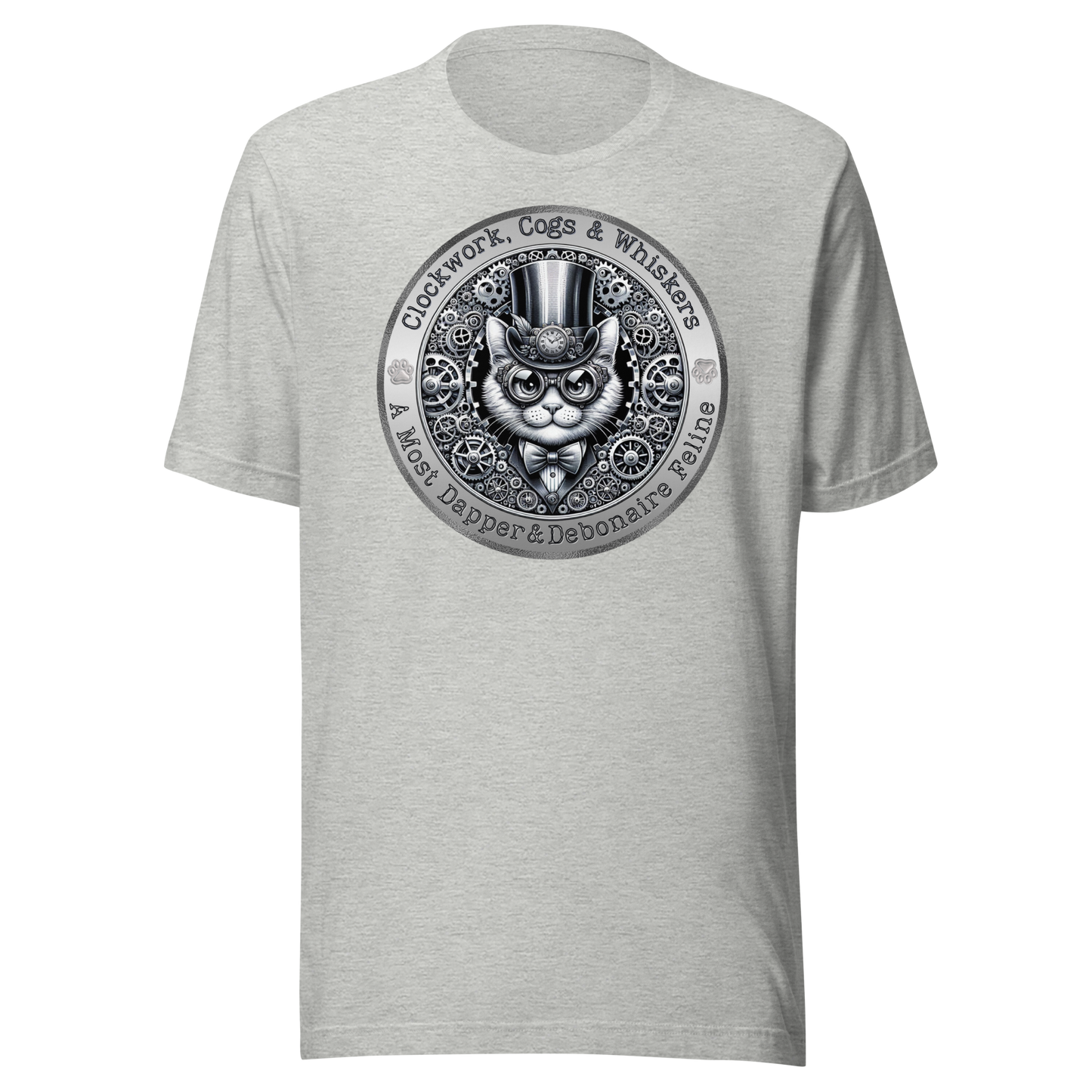 T-Shirt Mixed Breed Steampunk Cat Shirt Feline Lover Gift Victorian Kitty Tee Unique Cat Theme Unisex Catful Pet Apparel Cat mom Cat Dad