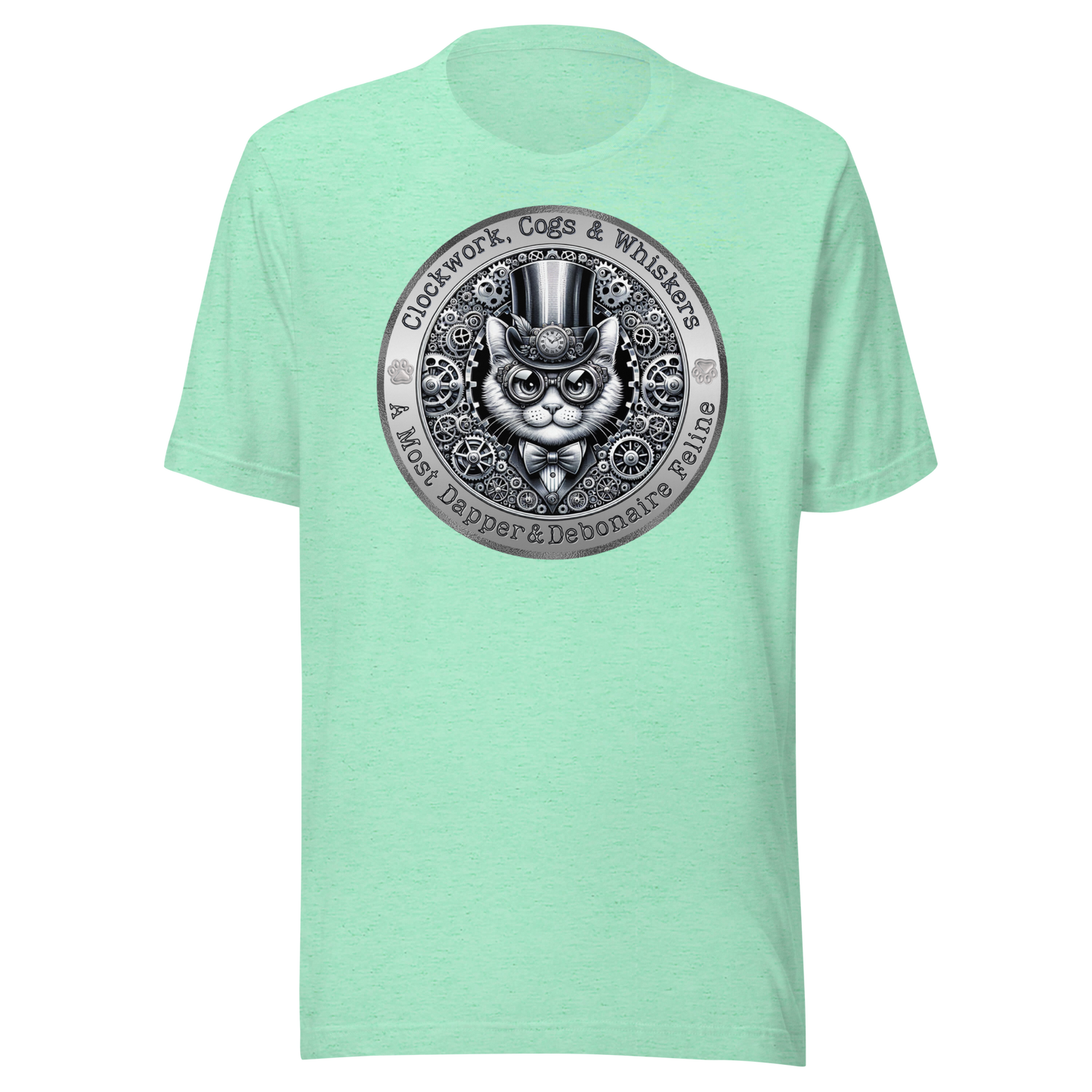 T-Shirt Mixed Breed Steampunk Cat Shirt Feline Lover Gift Victorian Kitty Tee Unique Cat Theme Unisex Catful Pet Apparel Cat mom Cat Dad