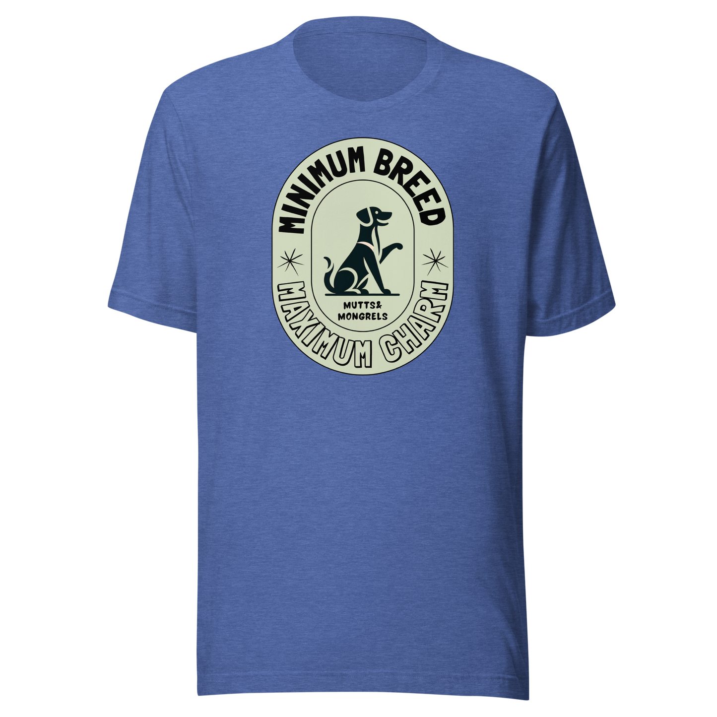 T-Shirt Mixed Breed Dog Humor Tee Rescue Dog Shirt Mutt Pride Apparel Art Deco Dogful Lover Gift Unique Dog Theme Unisex Dog Mom Dog Dad