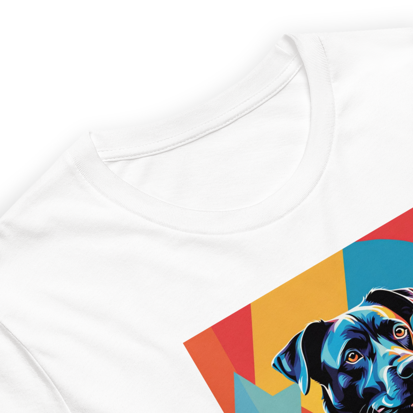 T-Shirt Mixed Breed Dog Lover Tee Rescue Dog Adoption Gift Dogful Pop Art Style Shirt Unique Mature Dog Unisex Graphic Mongrel Mutt Dog Mom