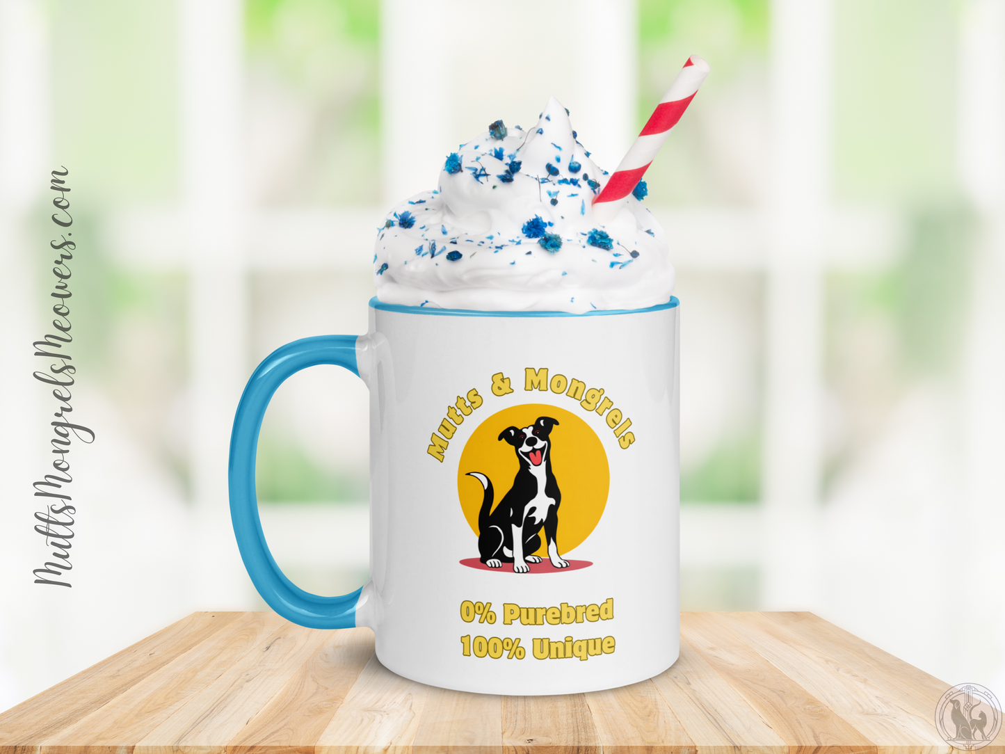 Mug Retro Mixed Breed Rescue Dog Dogful Mongrel Original Art Cup Dog Themed 11oz Perfect Gift For Dog Lovers Funny Pet Lover Gift Idea