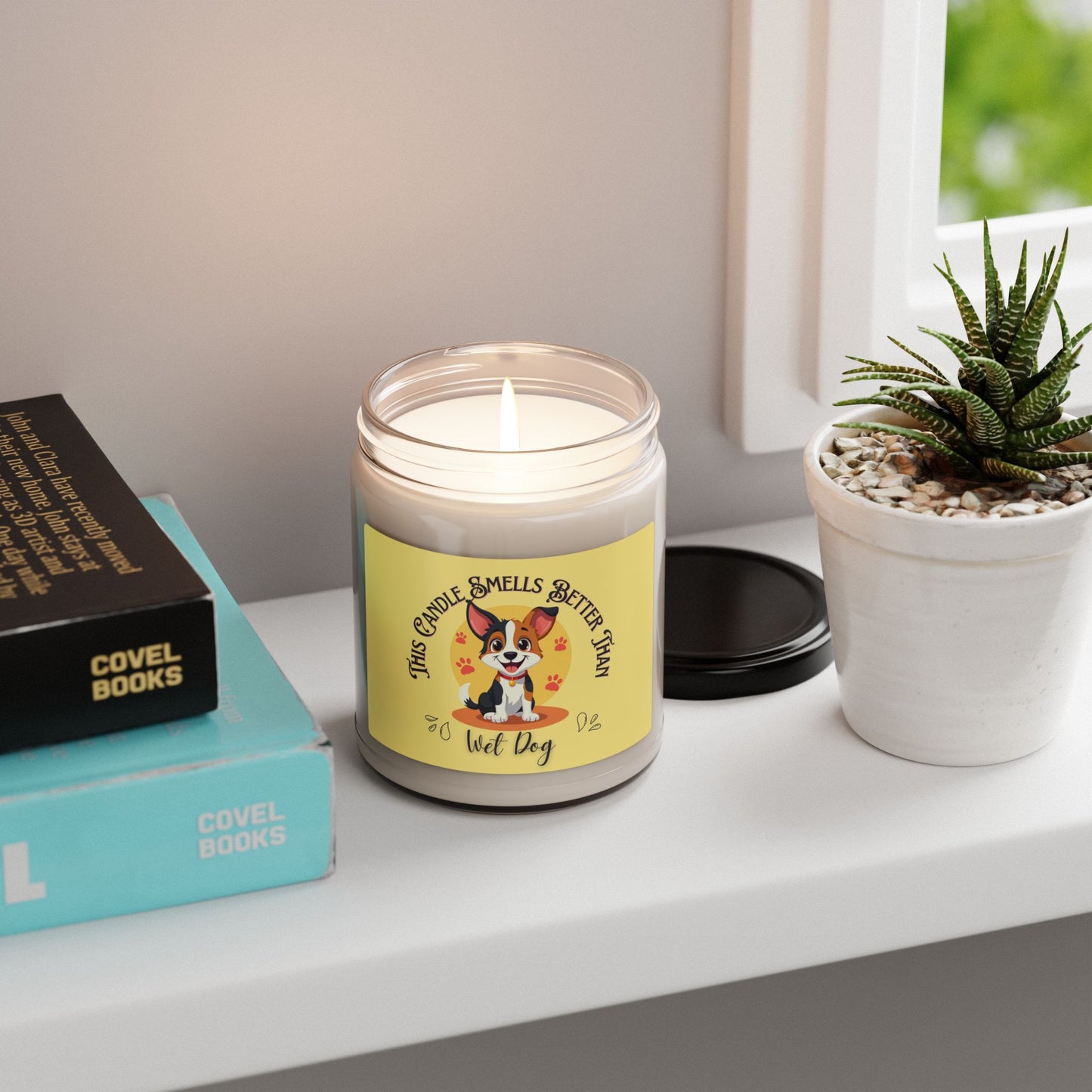 Candle Scented Soy Candle Mixed Breed Dog Funny Mutt Gift Rescue Dog Decor Adoption Gift Unique Present for Pet Lovers and Dog Parents