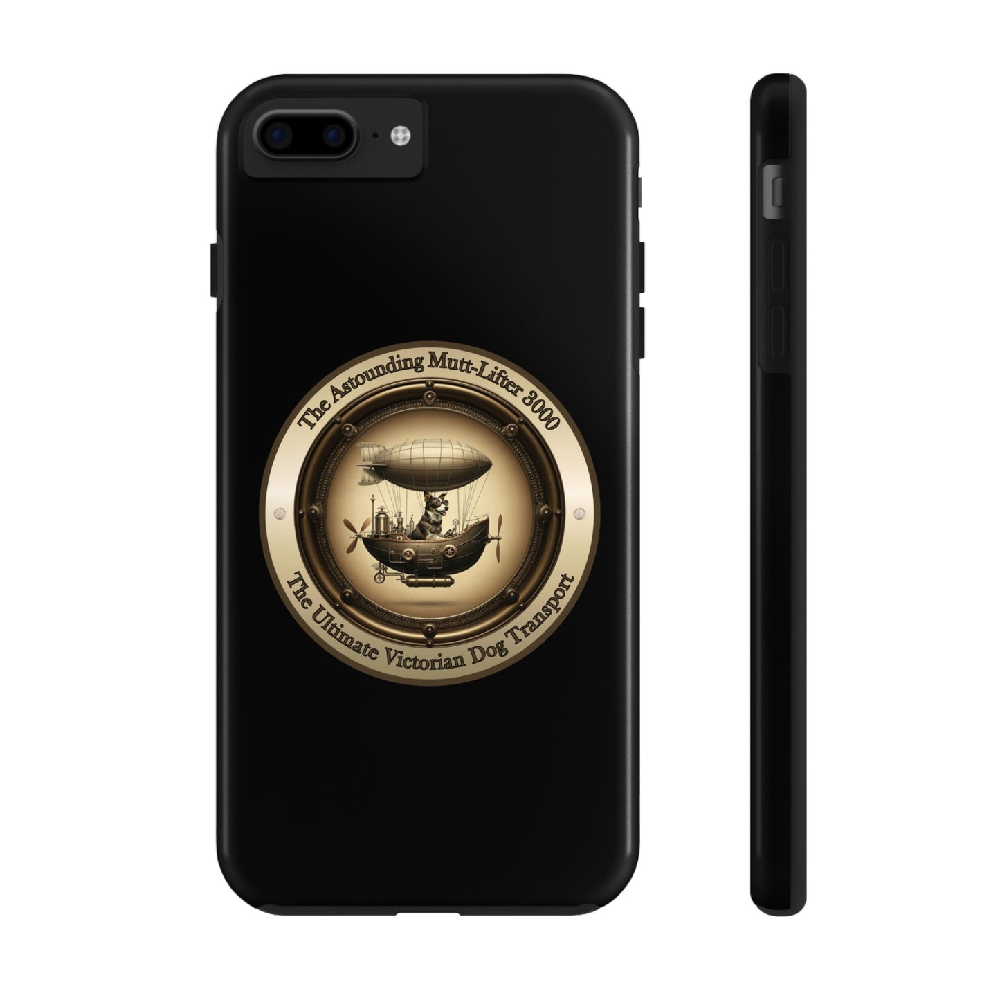 The Astounding Mutt-Lifter 3000 – Steampunk Dog Phone Case