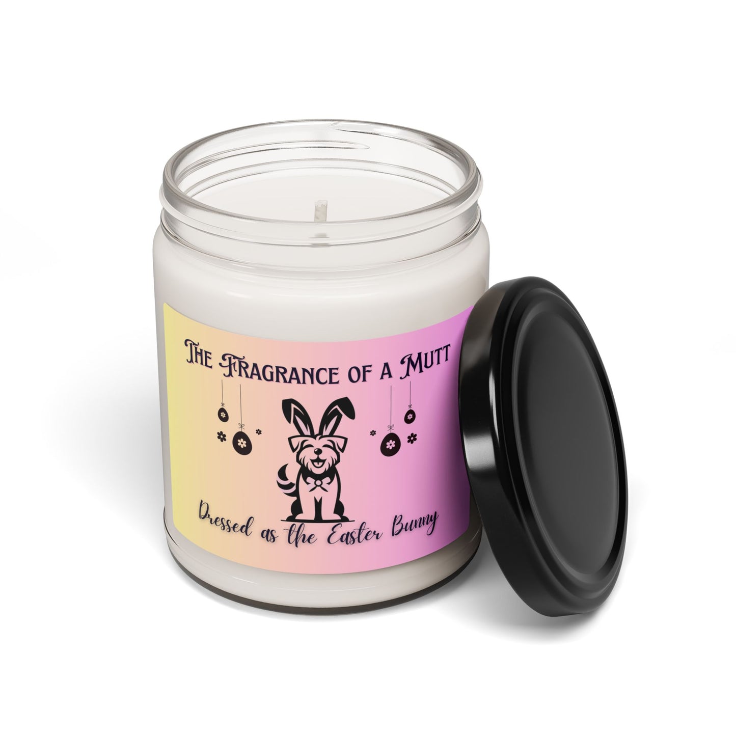 Art Deco Scented Soy Candle - The Fragrance of a Mutt Dressed as the Easter Bunny