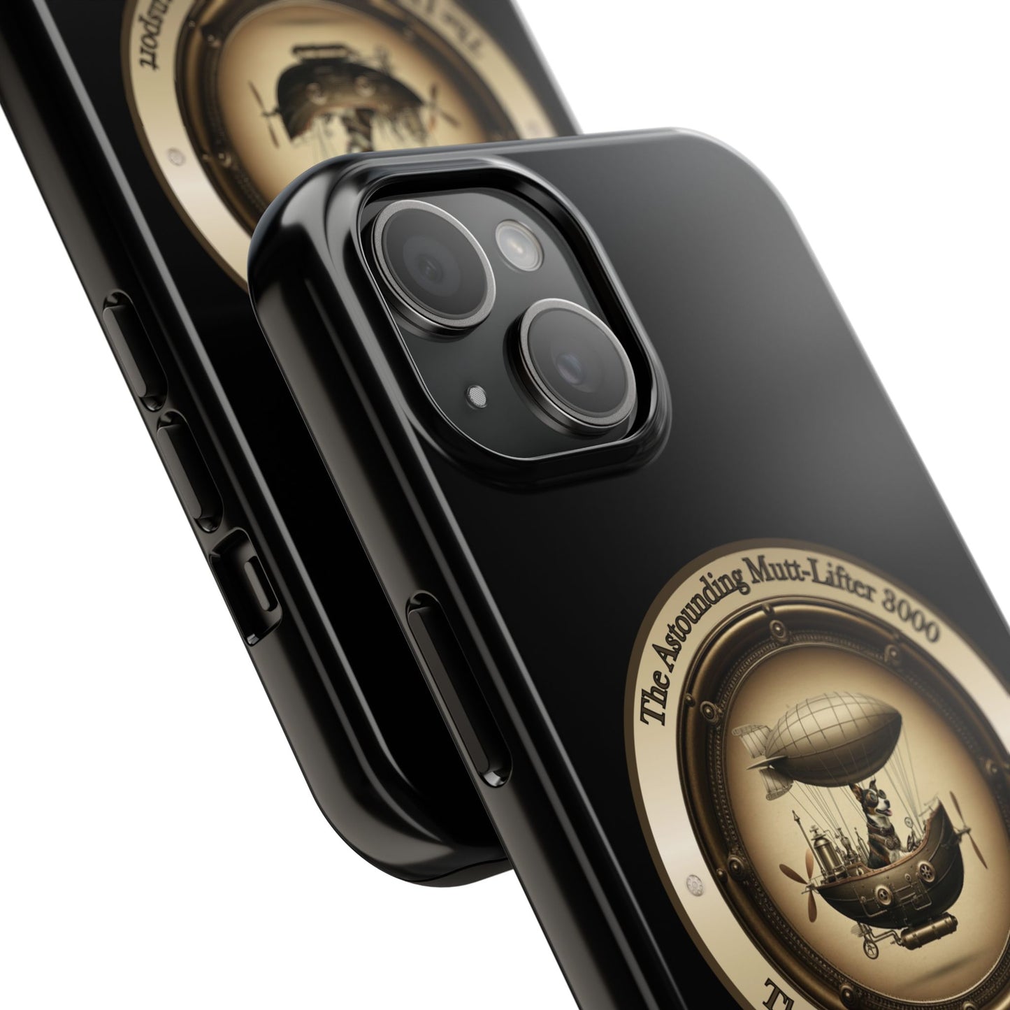 The Astounding Mutt-Lifter 3000 – Steampunk Dog Phone Case