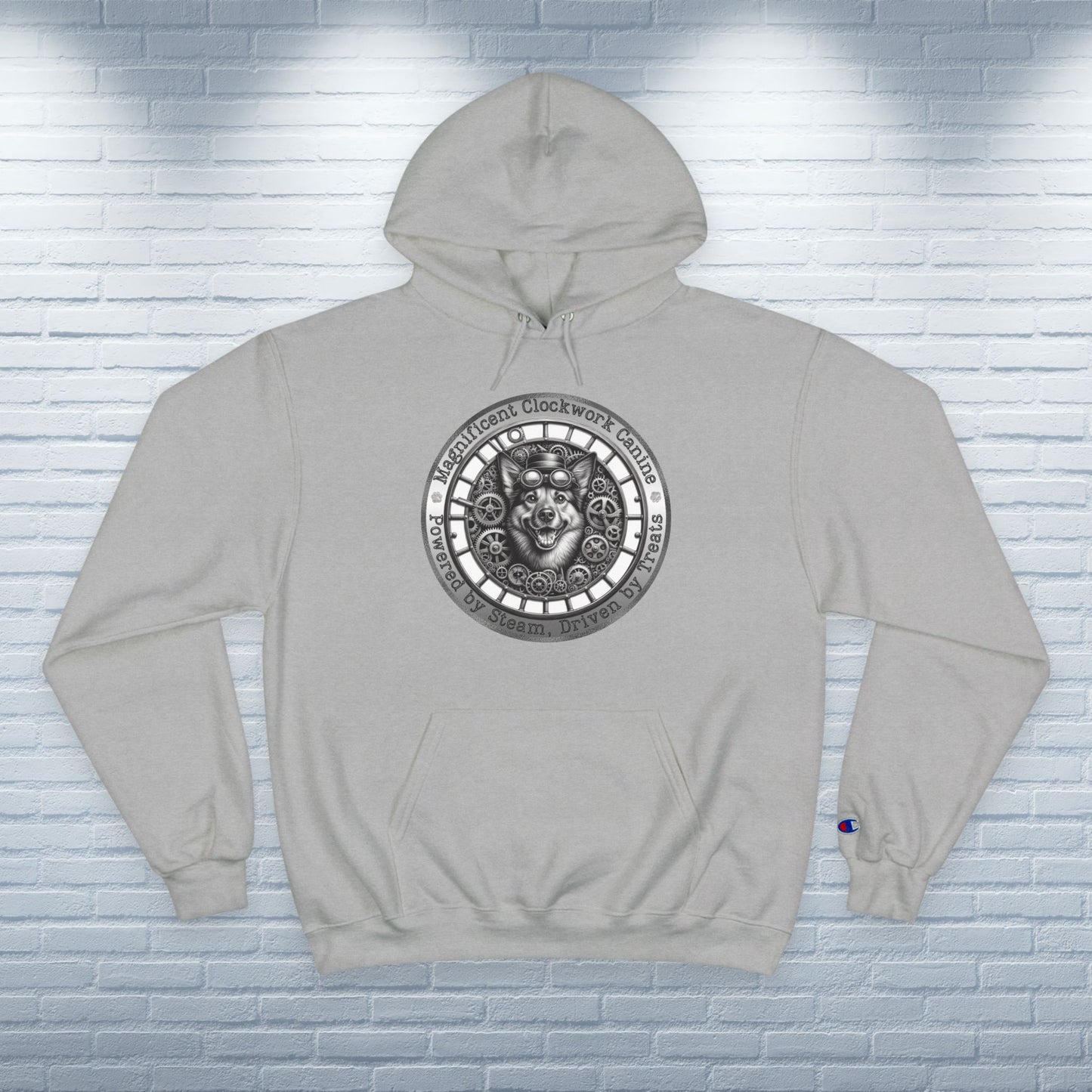 Champion Hoodie Mixed Breed Rescue Dog Mongrel Dogful Steampunk Victorian Canine Gift Quirky Pet Apparel Unique Mutt Lover Cat Mom Dad