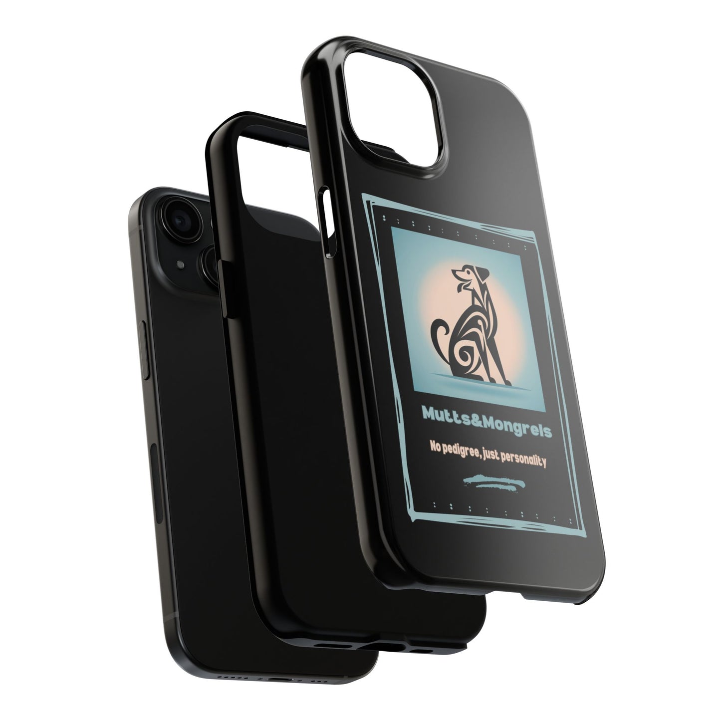 No Pedigree, Just Personality Phone Case – Protect Your Phone with Pup Pride