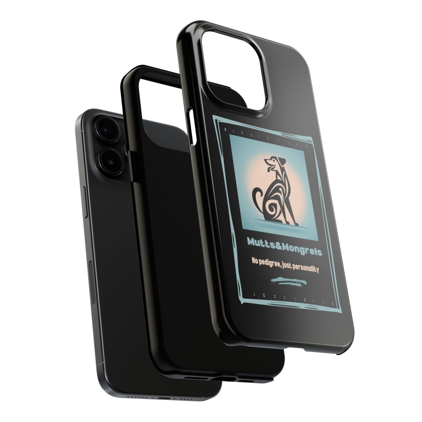 No Pedigree, Just Personality Phone Case – Protect Your Phone with Pup Pride