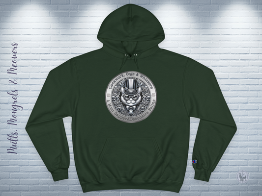 Champion Hoodie Cat Lover Steampunk Victorian Catful Clockwork Whiskers Gift Quirky Pet Apparel Unique Kitty Style Cozy Wear Cat Mom Dad