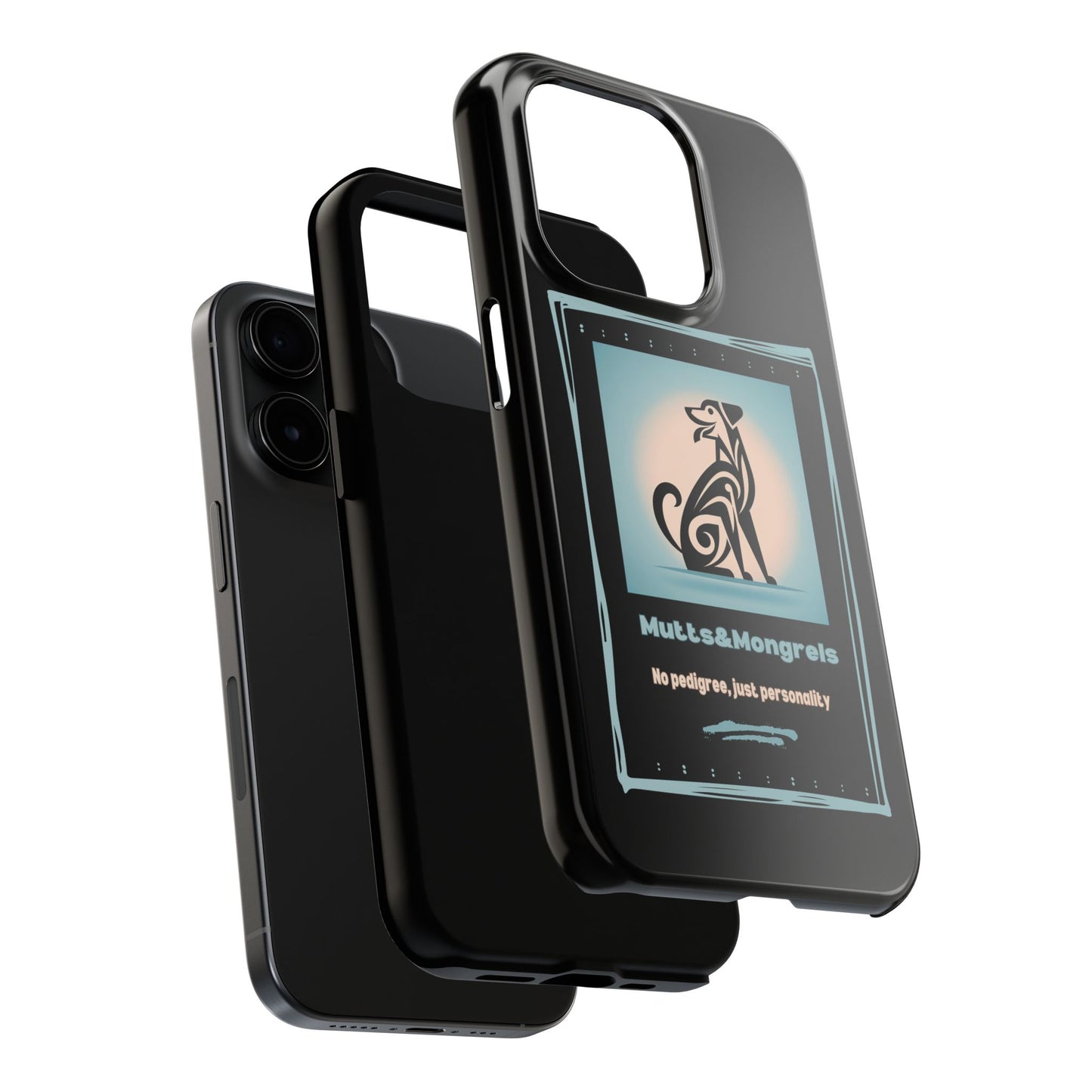 No Pedigree, Just Personality Phone Case – Protect Your Phone with Pup Pride