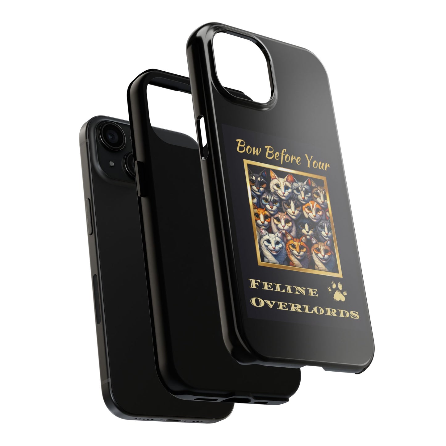 Bow Before Your Feline Overlords – Cat Royalty Phone Case