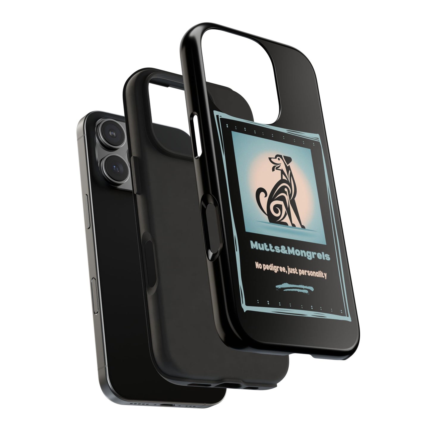 No Pedigree, Just Personality Phone Case – Protect Your Phone with Pup Pride