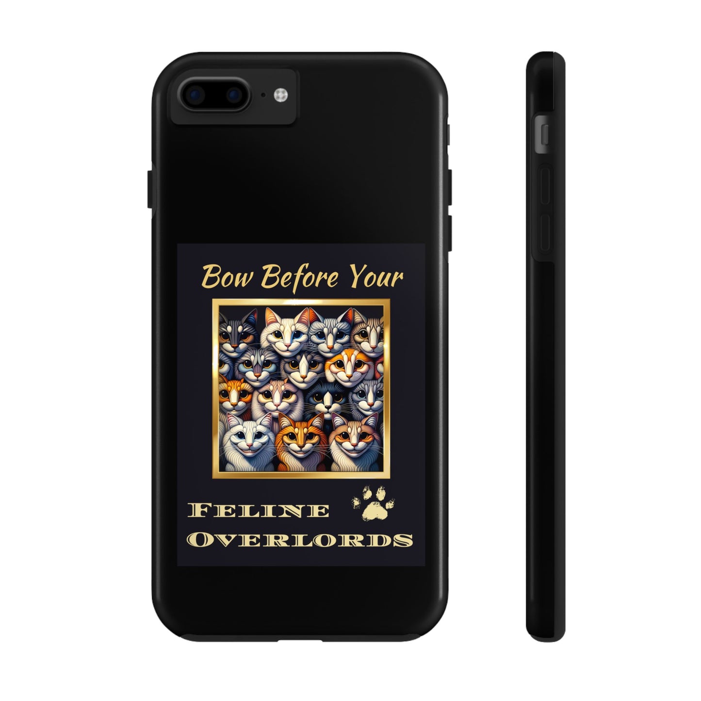 Bow Before Your Feline Overlords – Cat Royalty Phone Case