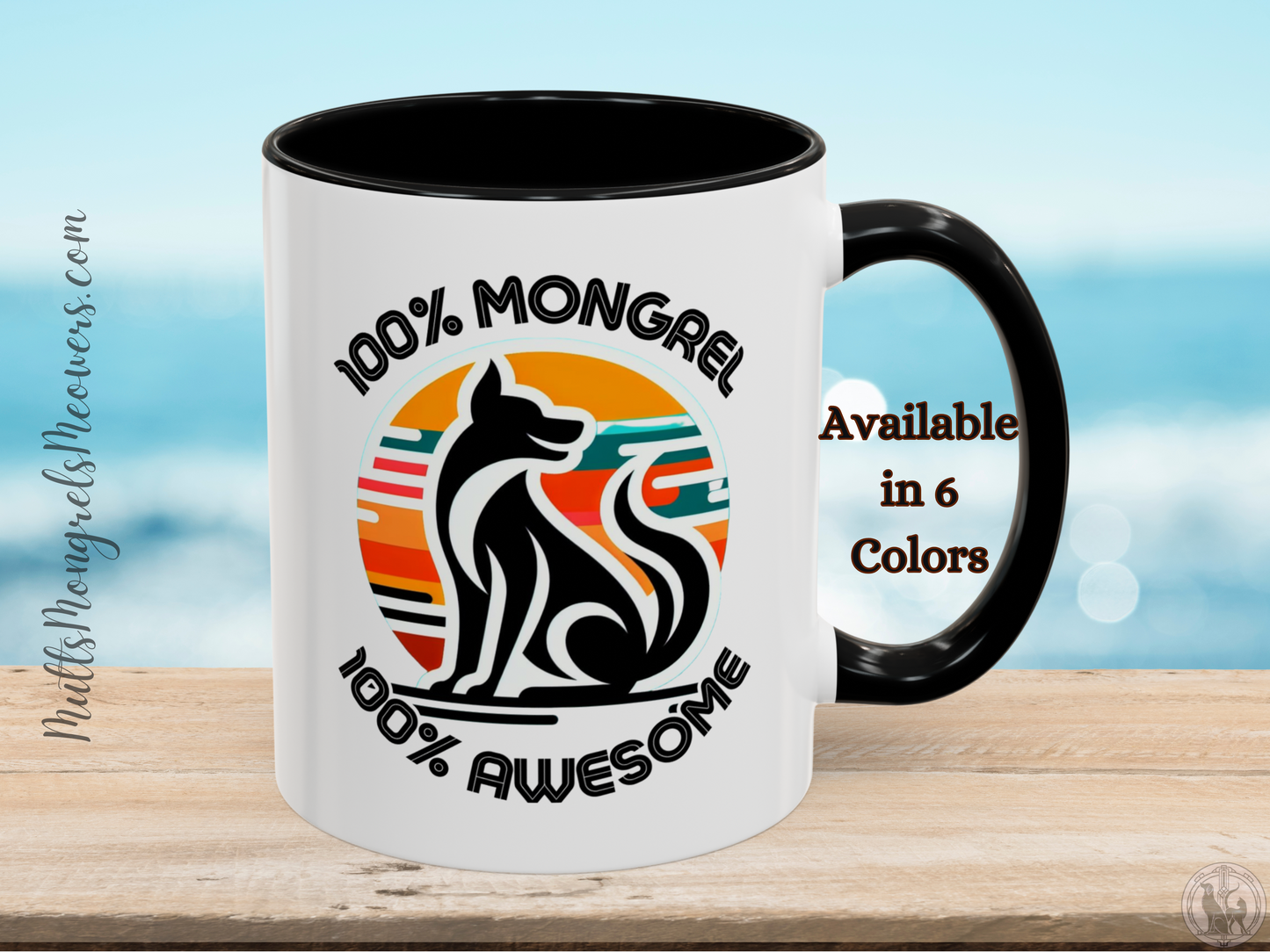 Mug Mixed Breed Mutt Mongrel Rescue Dog Fun Pet Gift Dog Dogful Themed 11oz Mug Perfect Gift For Dog Lovers Funny Coffee Ceramic Retro