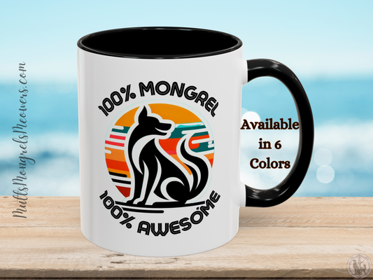 Mug Mixed Breed Mutt Mongrel Rescue Dog Fun Pet Gift Dog Dogful Themed 11oz Mug Perfect Gift For Dog Lovers Funny Coffee Ceramic Retro