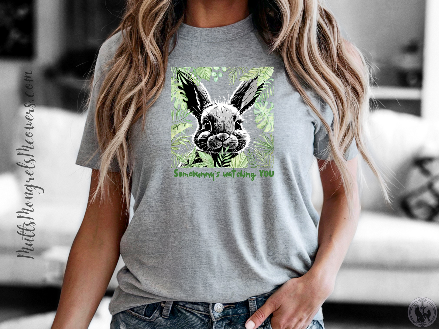 T-Shirt Funny Bunny Shirt Sarcastic Gift for Rabbit Lovers Whimsical Bunniful Humor Unisex Fit Summer Tee Adopted Animal Parent Apparel