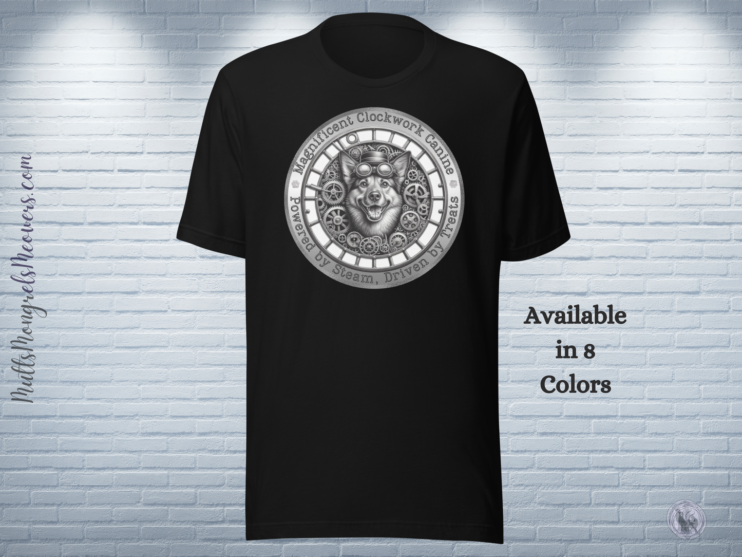 T-Shirt Mixed Breed Dog Steampunk Mongrel Tee Victorian Mutt Apparel dogful Gift Unique Canine Lover Unisex Funny Dog Shirt Dog Mum Dog Dad