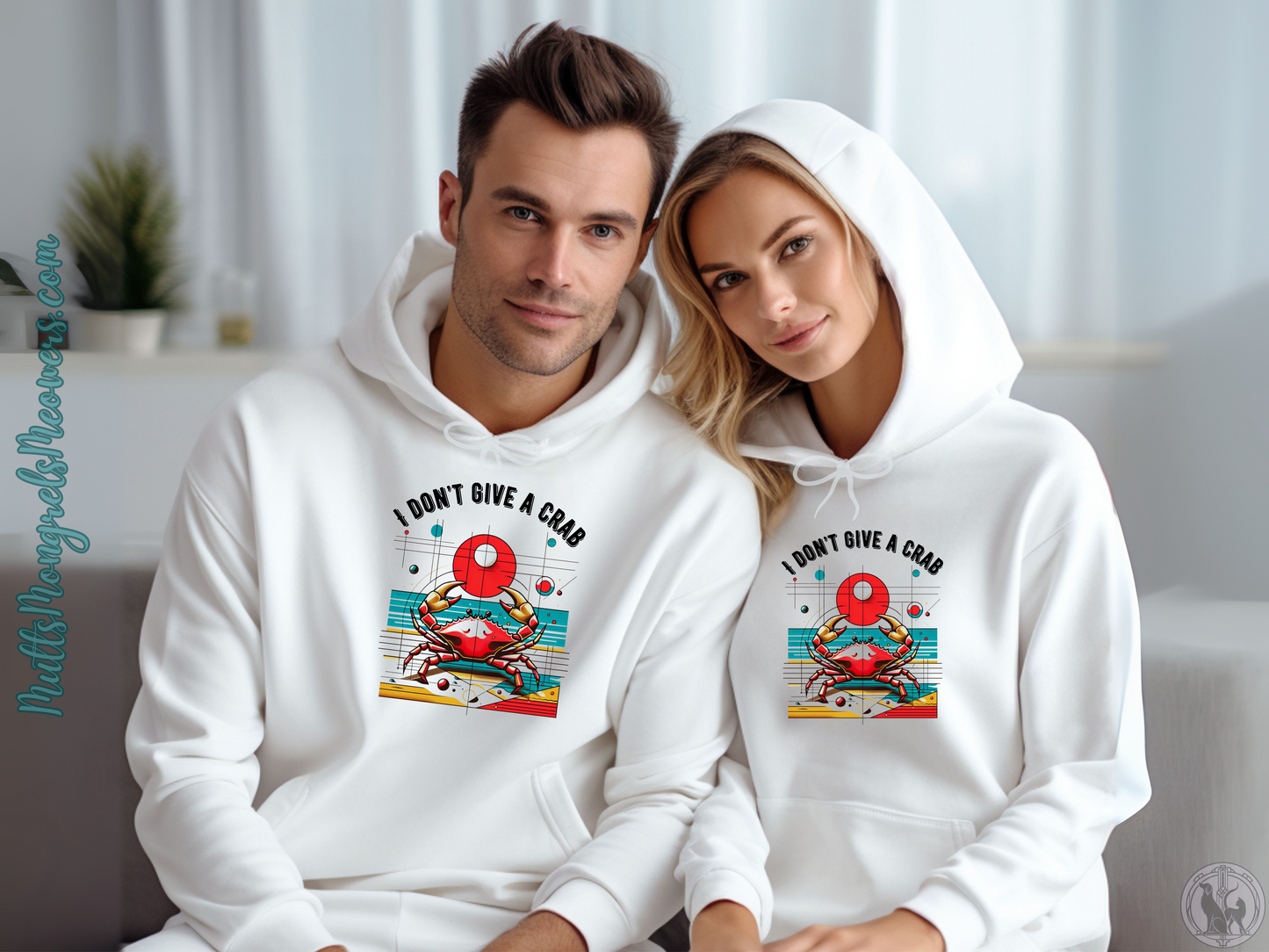 Hoodie Crabby Crab Sweatshirt Crustacean Retro Gift Unique Cosmic Unisex Pop Art Apparel Summer Astrology Cancer Star Sign Zodiac Lovers
