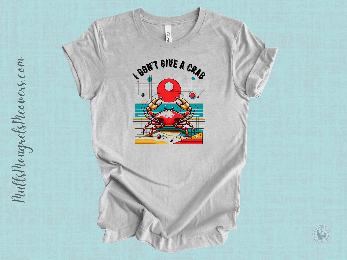 T-shirt Unisex Fit Funny Sarcastic Unique Crabby Pop Art Crab Shirt Quirky Crustacean Gift Retro Astrology Cancer Star Sign Zodiac Lovers
