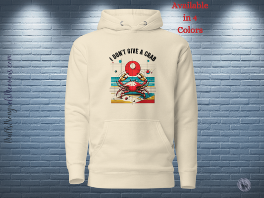 Hoodie Crabby Crab Sweatshirt Crustacean Retro Gift Unique Cosmic Unisex Pop Art Apparel Summer Astrology Cancer Star Sign Zodiac Lovers